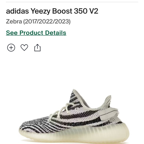 Selling brand new Adidas Yeezy Boost 350 V2 tennis shoes - Picture 2 of 6